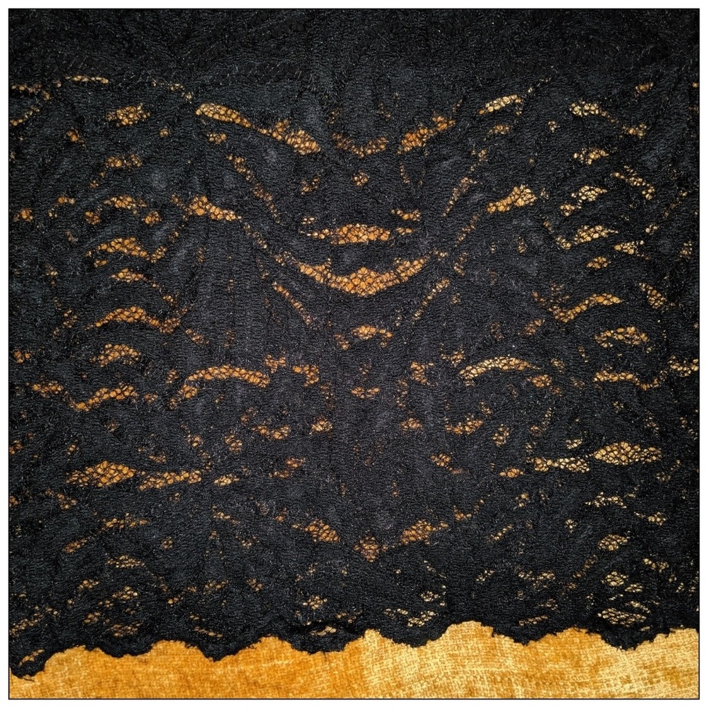 H&M Black Lace Midi Skirt S - Picture 5 of 6